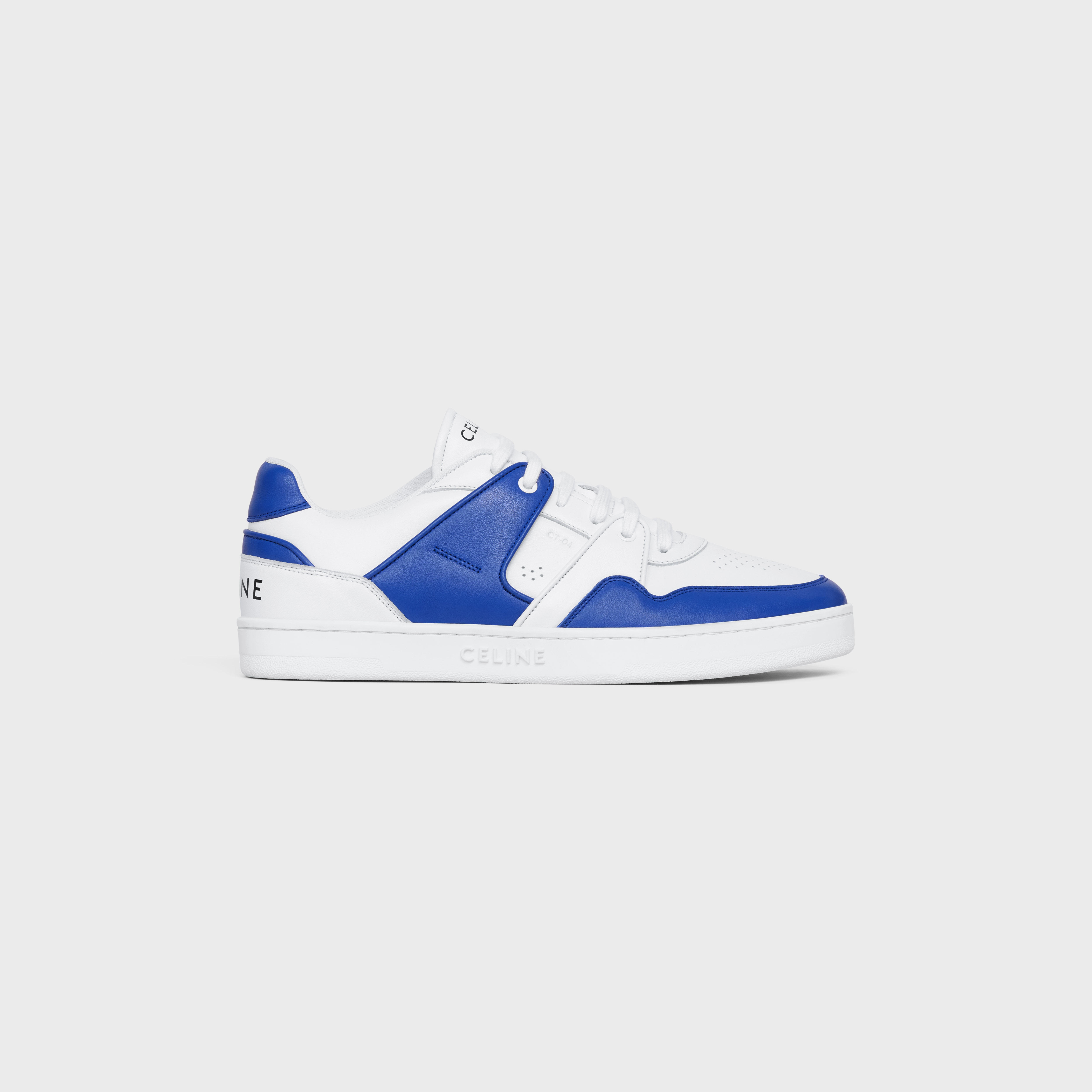 CT-04 CELINE TRAINER LOW LACE-UP SNEAKER in CALFSKIN - 1