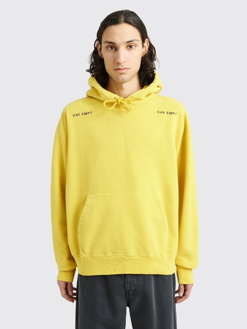 Cav Empt CAV EMPT OVERDYE XXX HOODIE YELLOW | REVERSIBLE