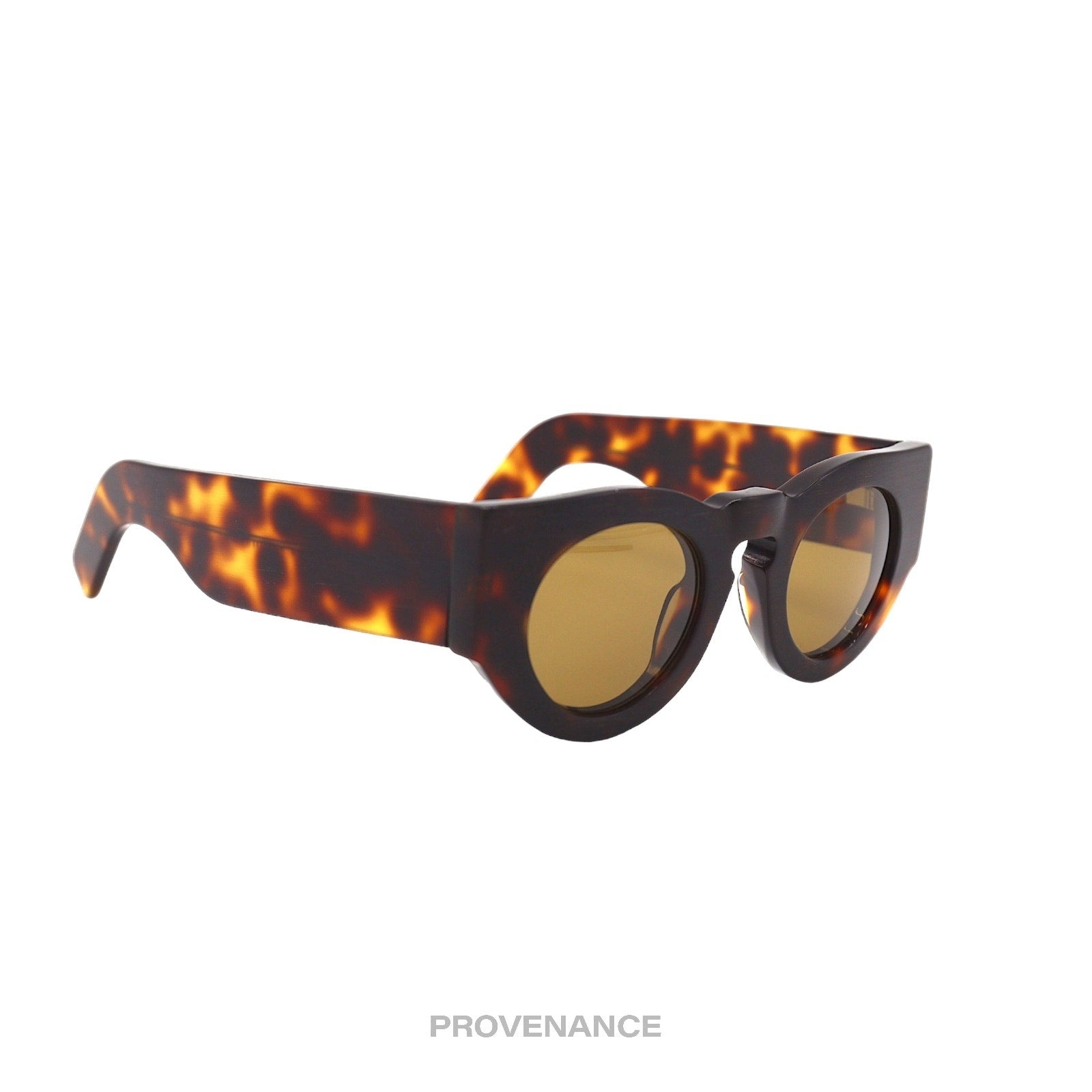 Acne Studios Chunky Sunglasses - Havanna Tortoise Brown - 3