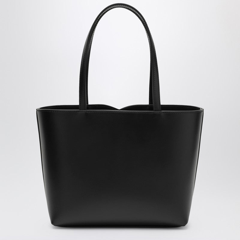 Dolce&Gabbana Dg Logo Black Leather Small Tote Bag Women - 3