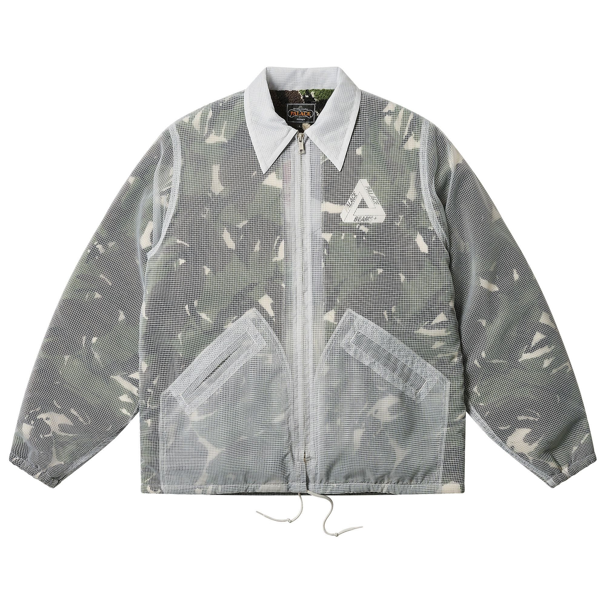 Palace x Beams Plus Fleece Lined Coach Jacket 'Camo' - 1