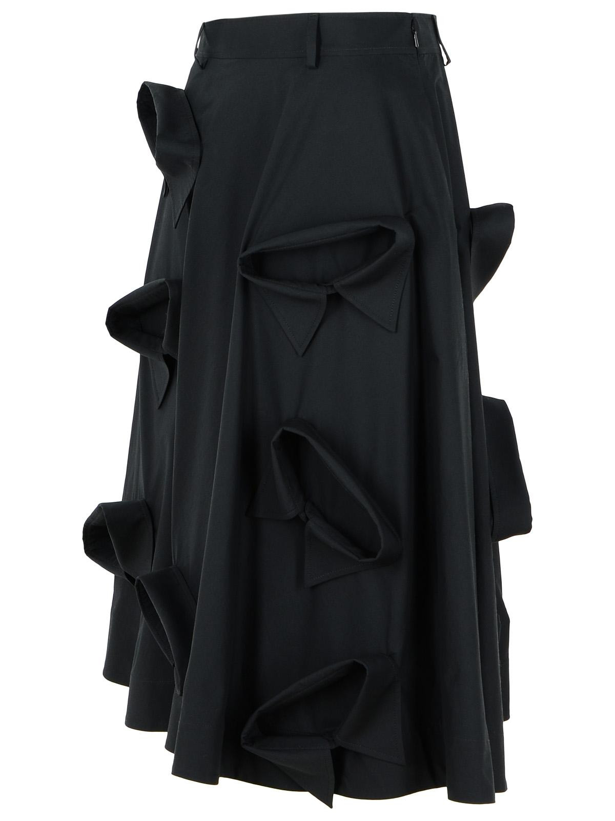 Moschino Black Cotton Skirt Women - 2