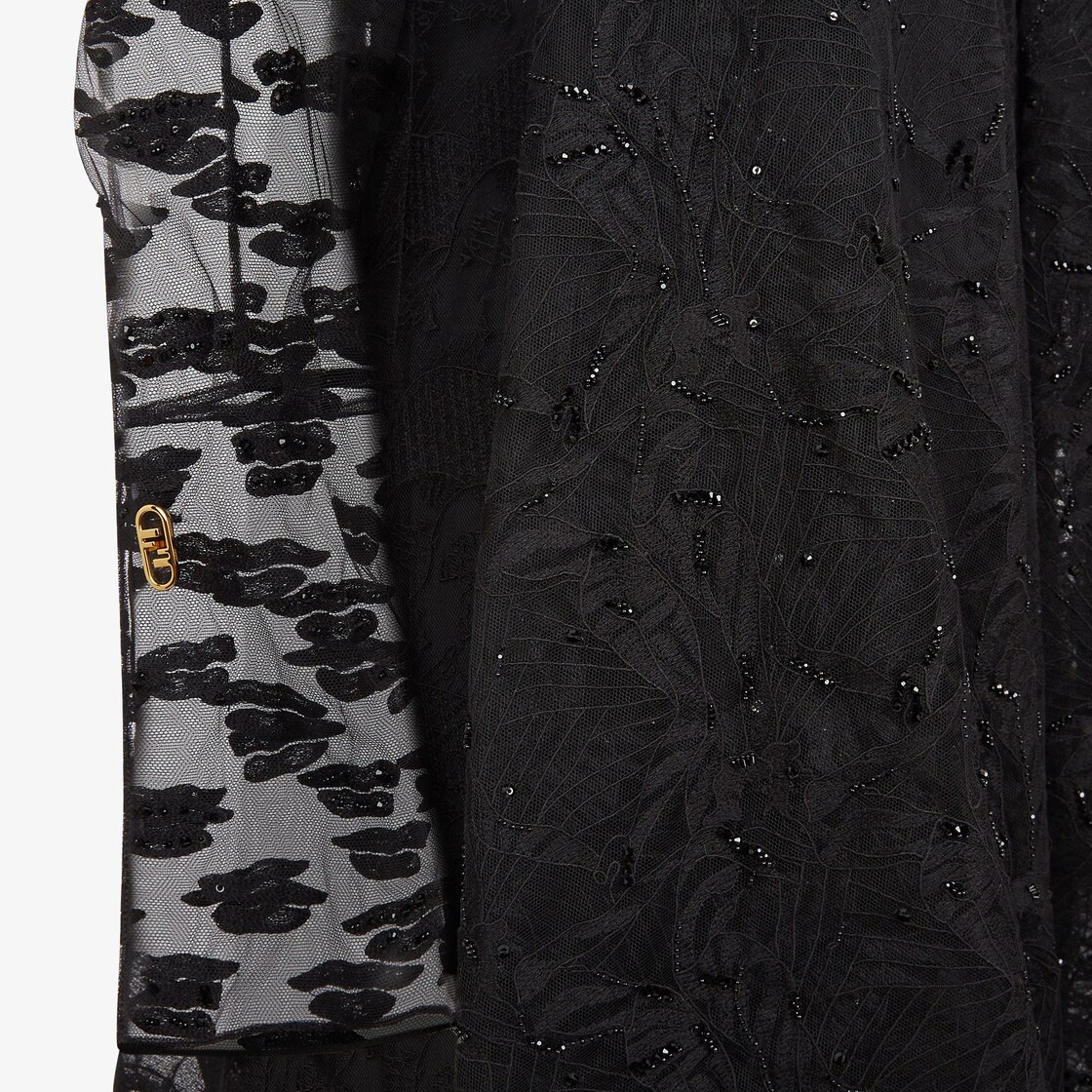 Black lace dress - 3