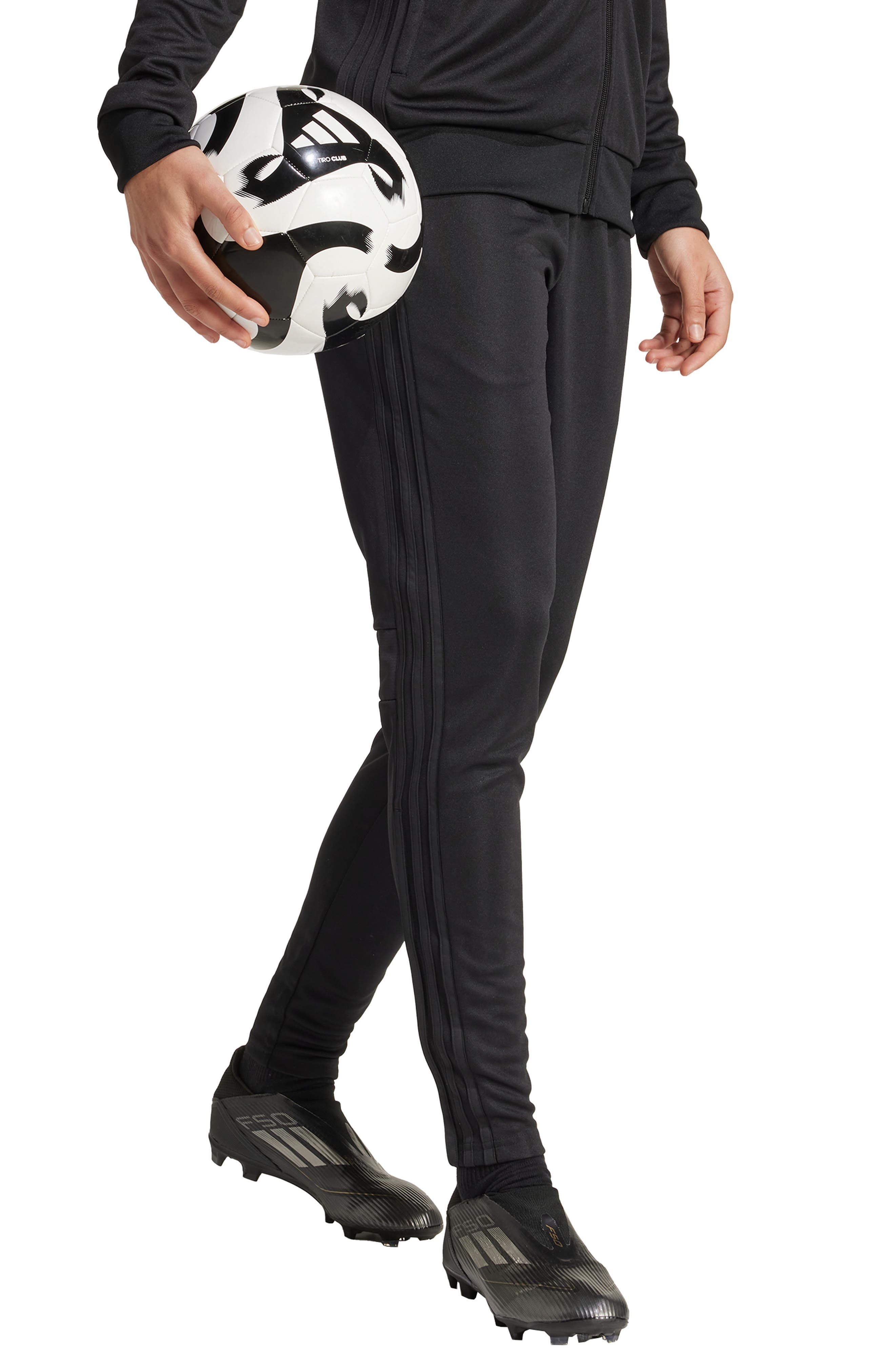 adidas Tiro 25 Essential Recycled Polyester Training Pants in Black at Nordstrom - 5