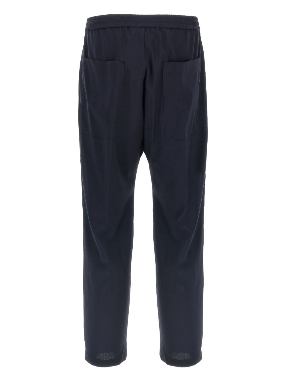 elastic-waistband trousers - 2