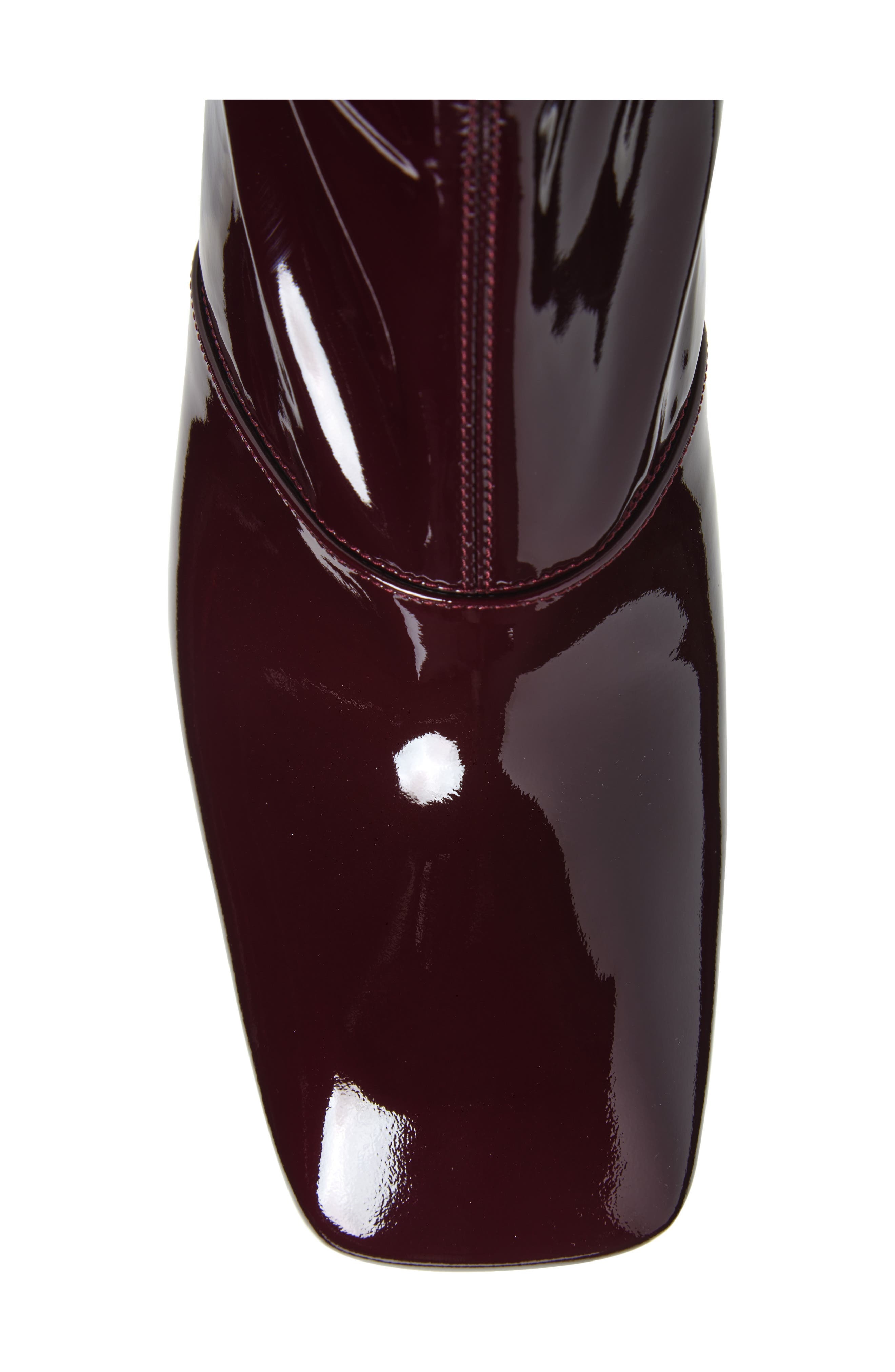 Chloé Janis Over the Knee Patent Boot in Obscure Red at Nordstrom - 5