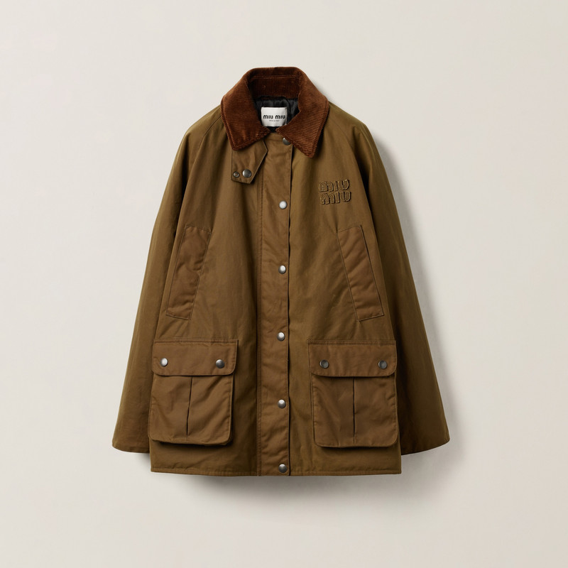 Waxed canvas caban 1