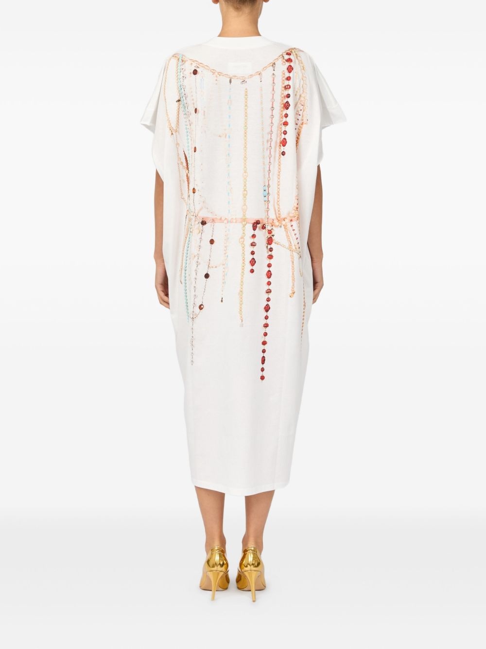 bead detailing maxi dress - 6