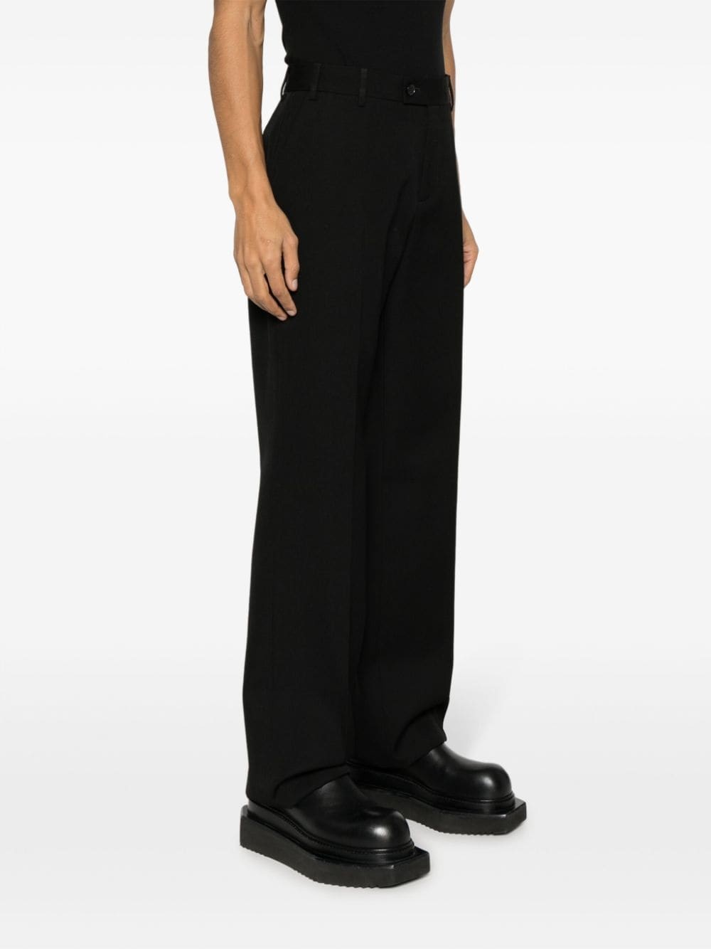 virgin-wool tailored trousers - 3