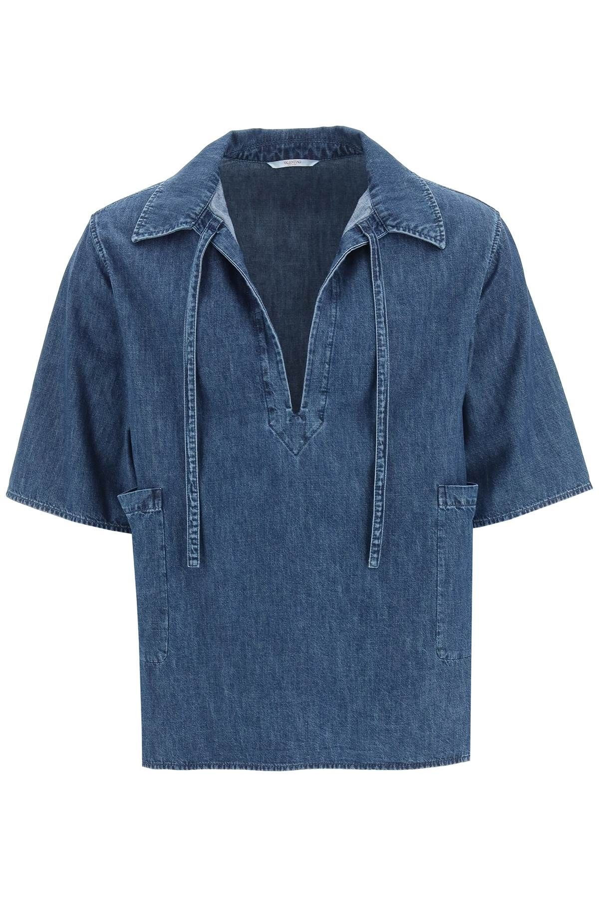 DENIM TUNIC SHIRT - 1