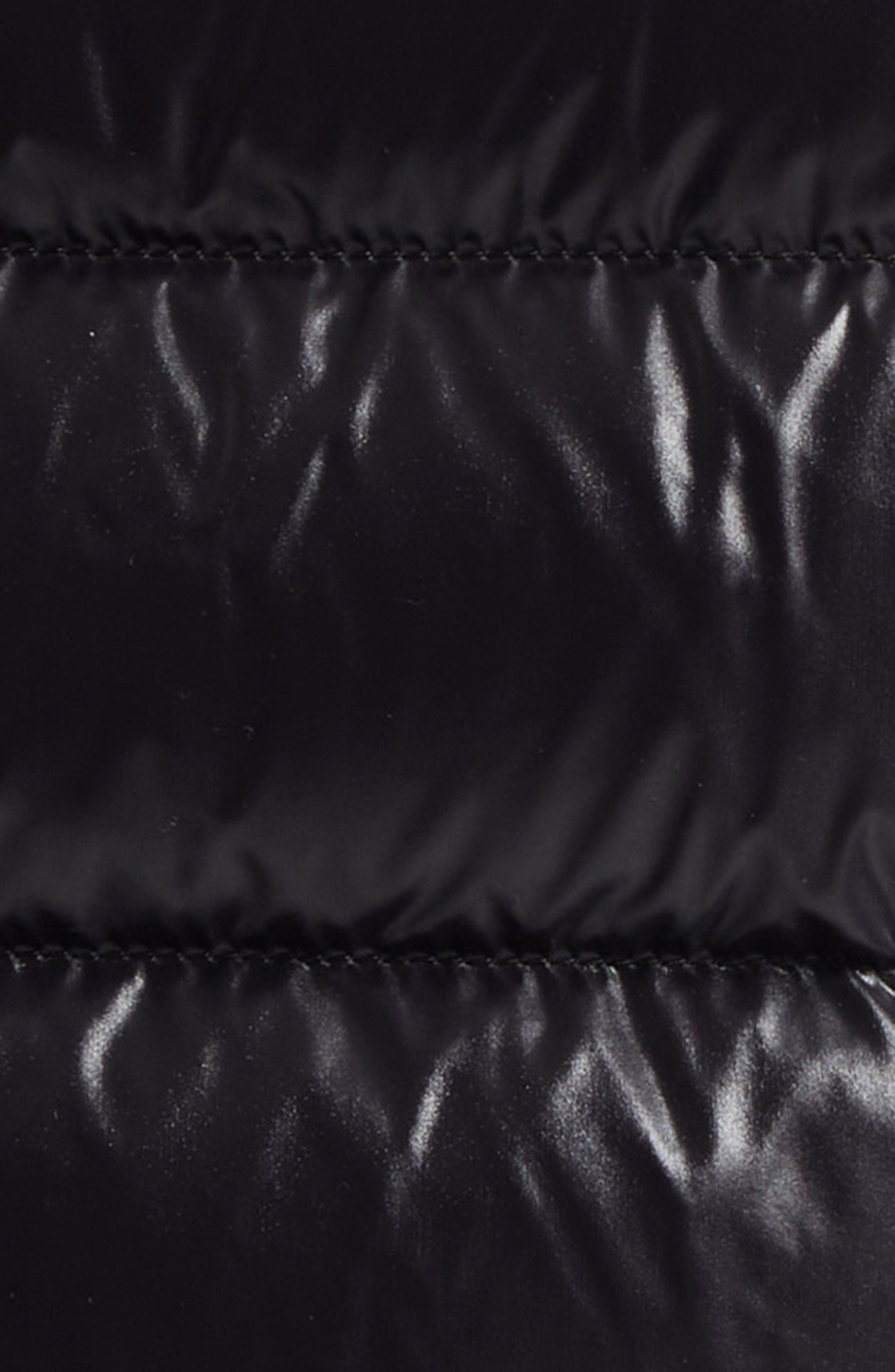 Moncler Ghany Mock Neck Down Puffer Vest in Black/black at Nordstrom - 5