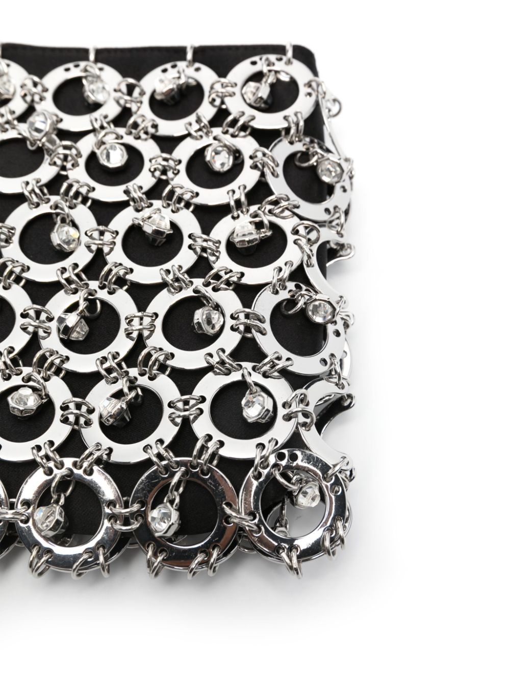 metal-disc clutch bag - 4