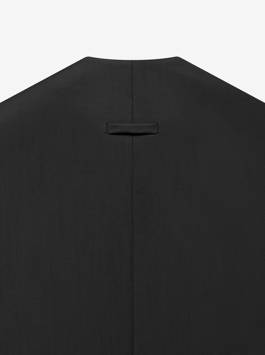 Wool Mohair Lapelless Jacket - 4
