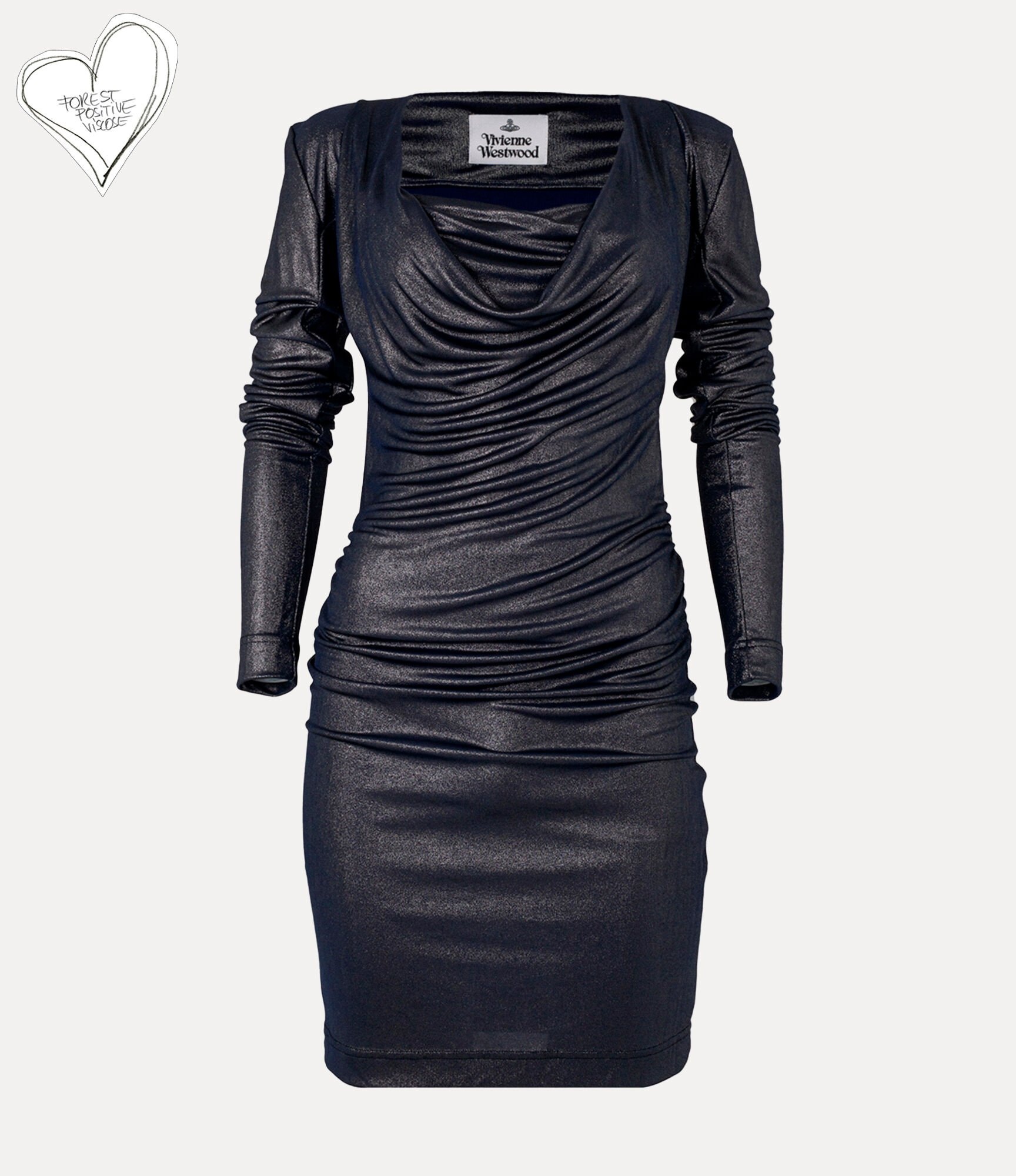 STRIPPED ELIZABETH JERSEY DRESS - 1