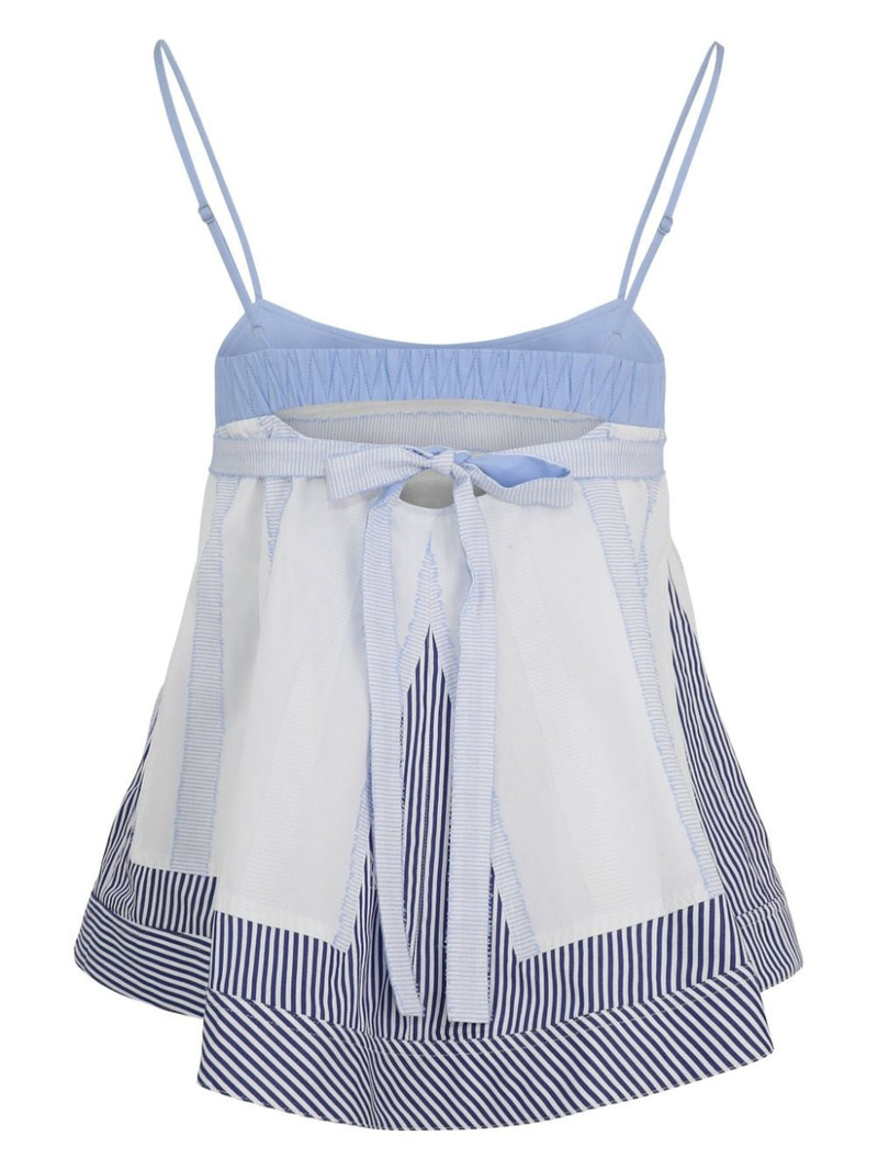 SIMKHAI Malik striped cotton top outlook