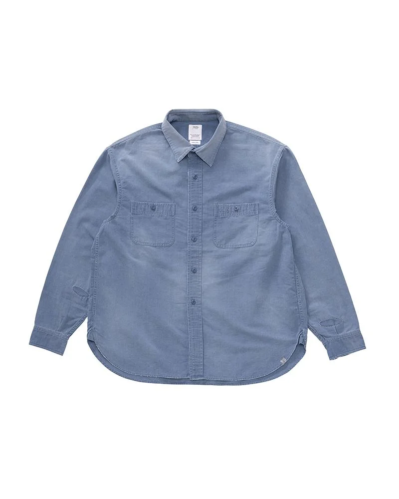 HOLMAN SHIRT L/S CRASH LT.INDIGO - 1