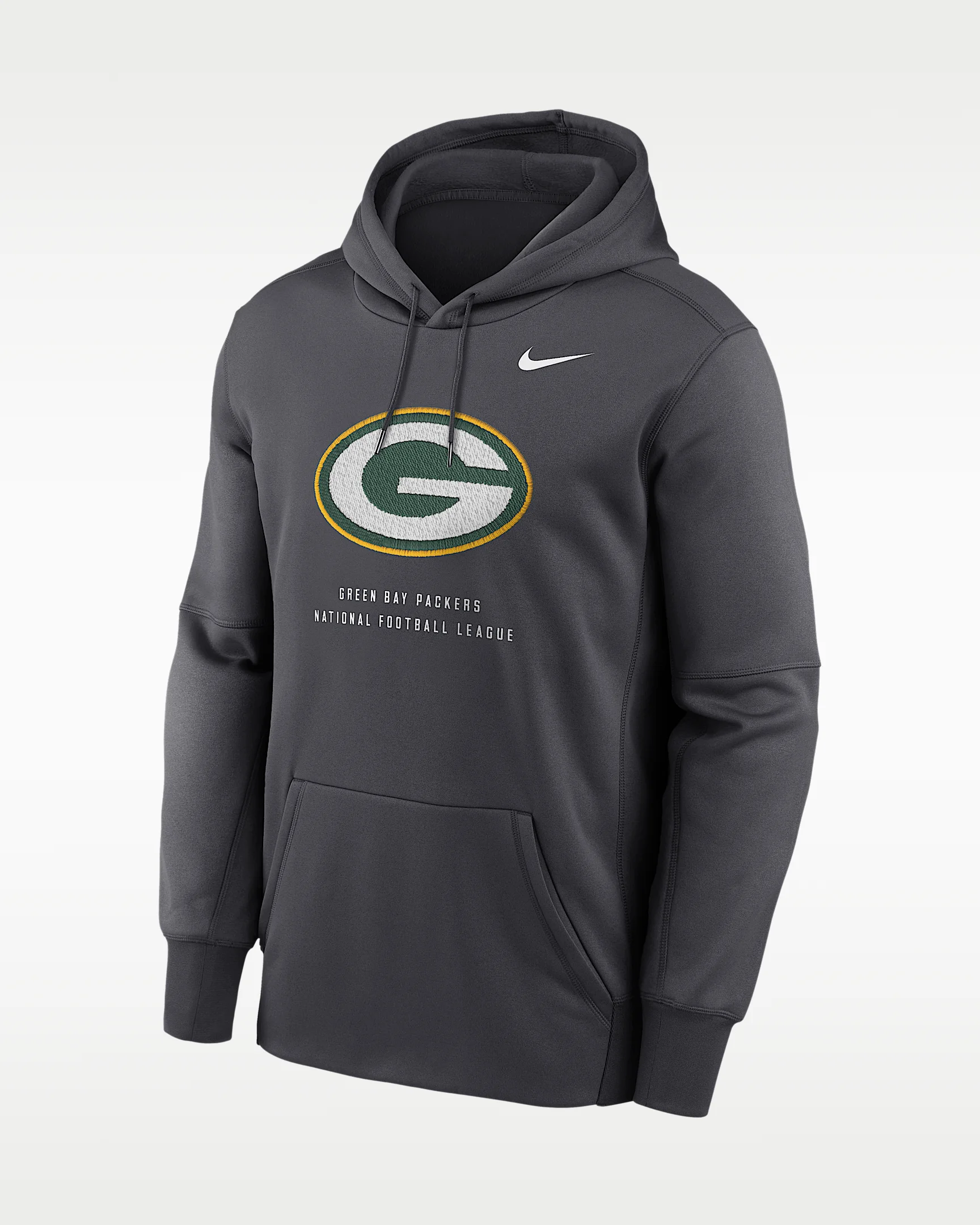 Green Bay Packers Men's Nike Therma NFL Pullover Hoodie - 1