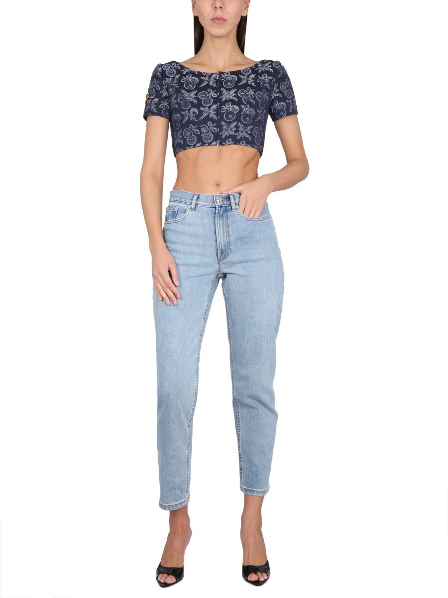 ETRO DENIM CROP TOP - 2