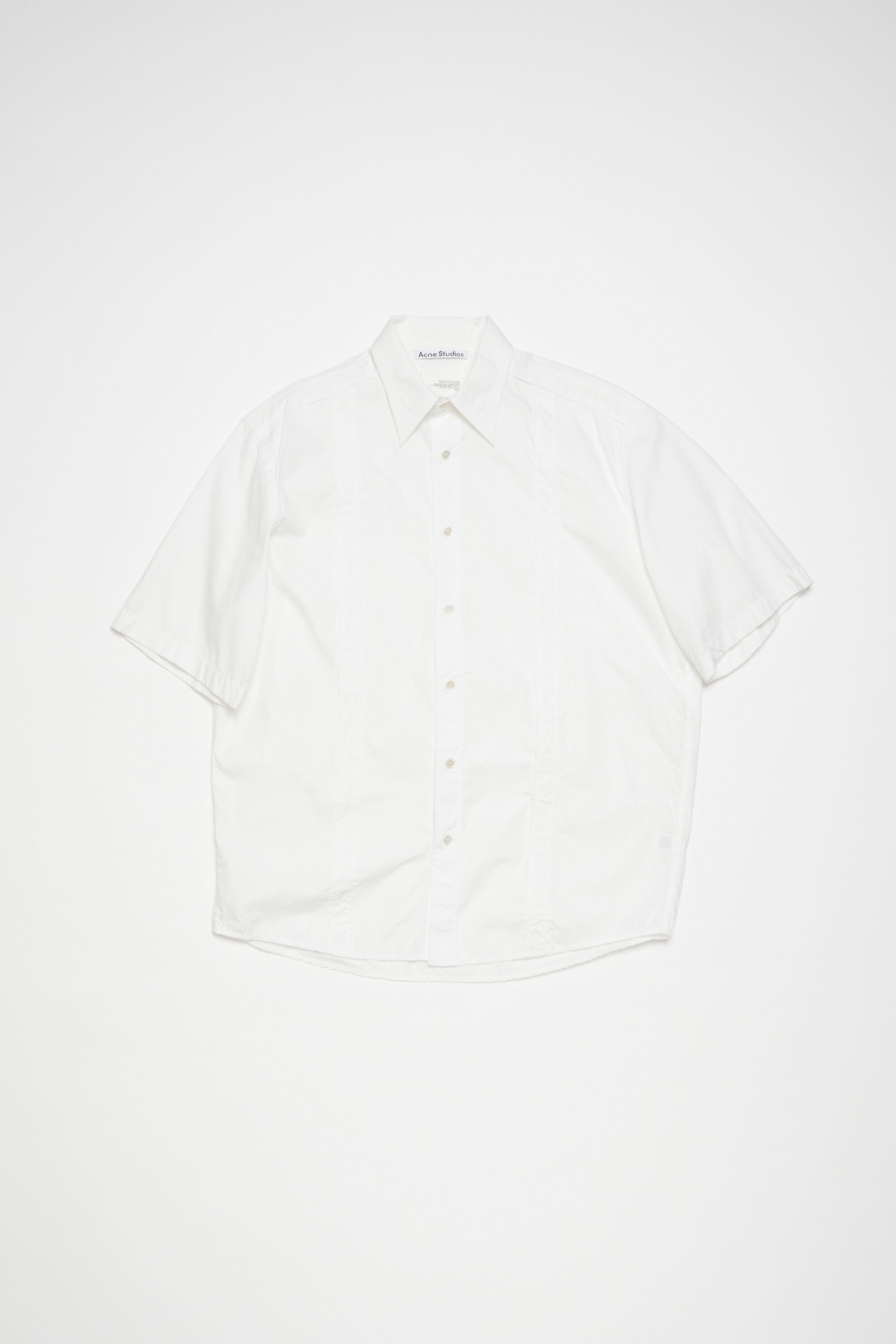 Short sleeve button-up shirt - White - 6