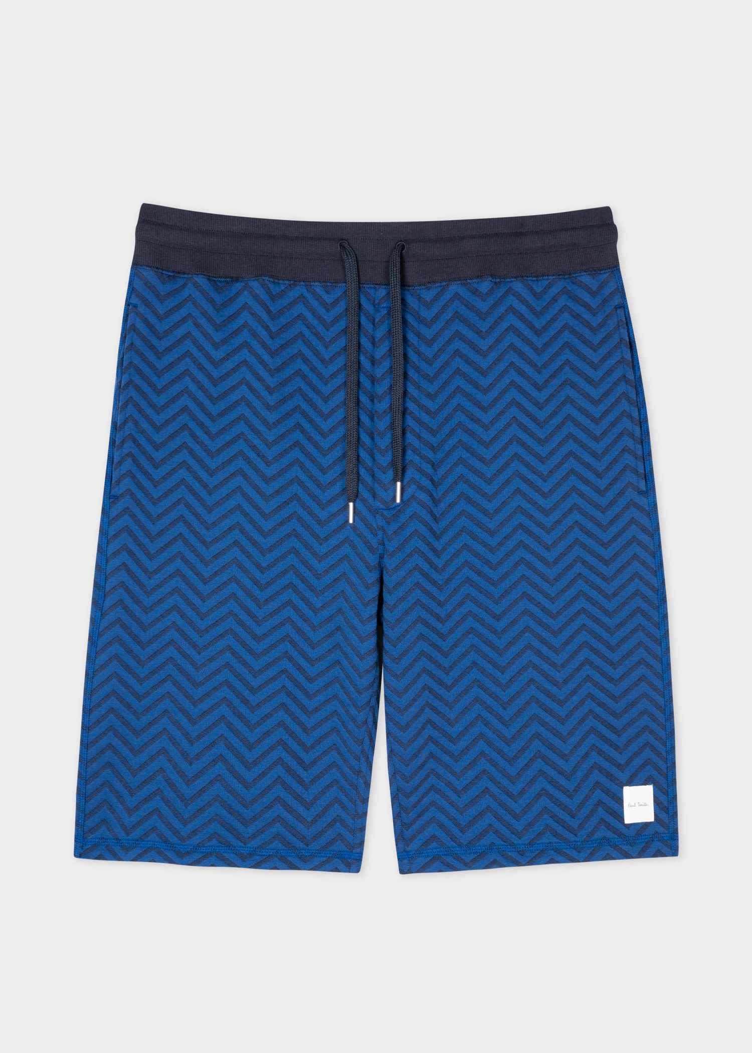 Zig Zag Jersey Lounge Shorts - 1