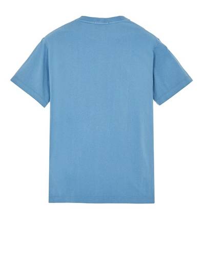 Stone Island 2NS82  COTTON JERSEY 'MICRO GRAPHICS ONE' PRINT_GARMENT DYED PASTEL BLUE outlook