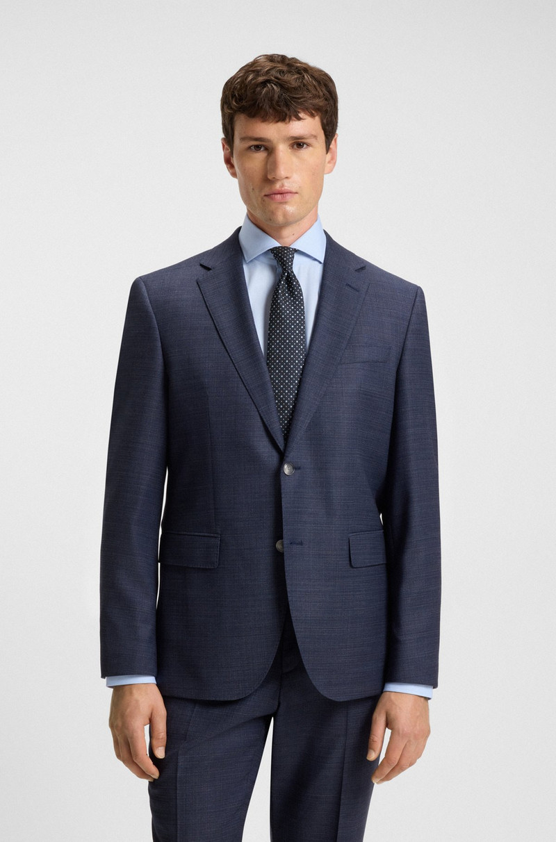 BOSS SILK-BLEND TIE WITH DOT MOTIF outlook