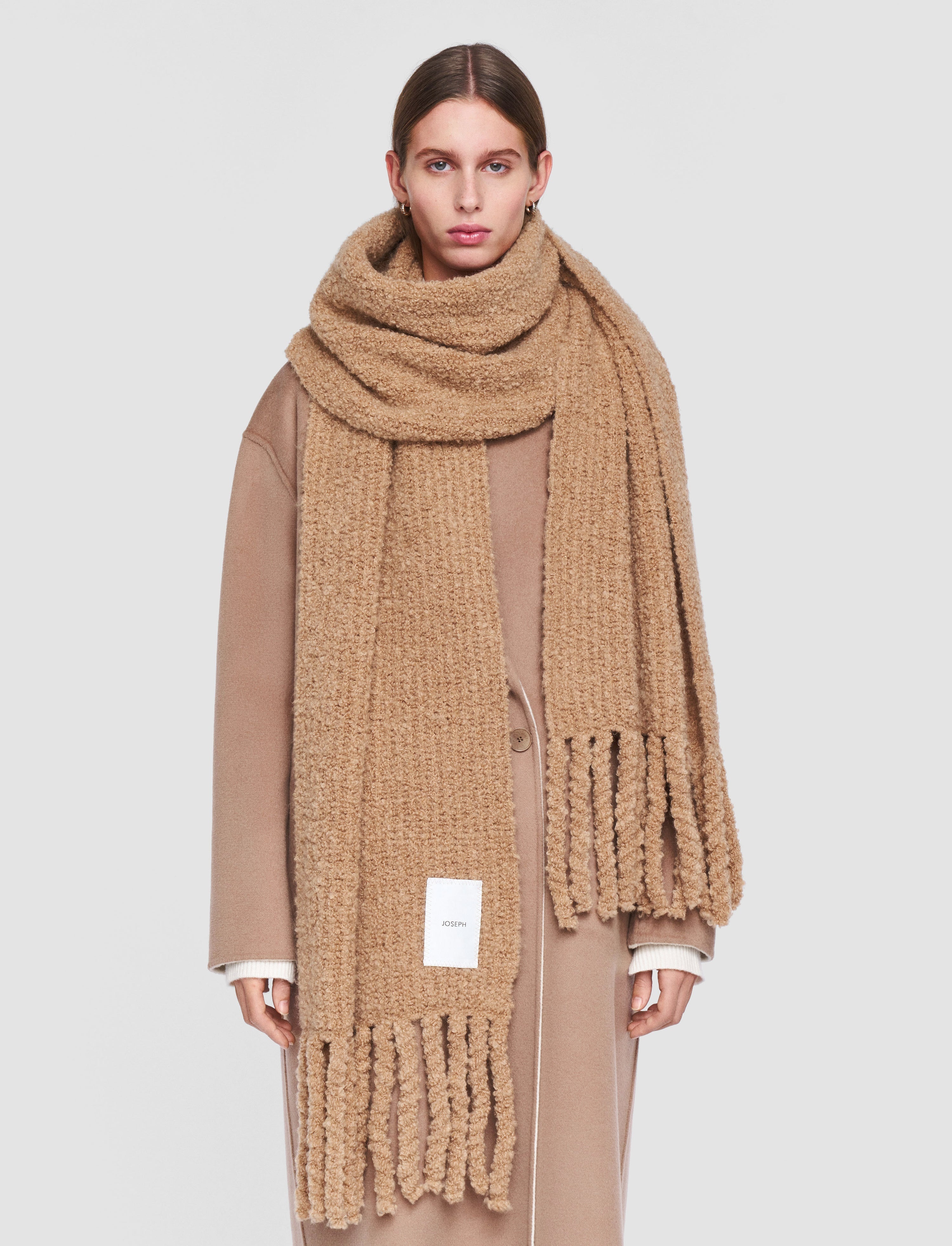 Bouclé Knit Scarf - 2