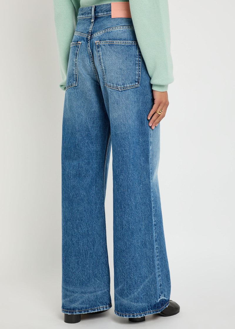 Acne Studios Acne Studios Distressed Wide-leg Jeans outlook