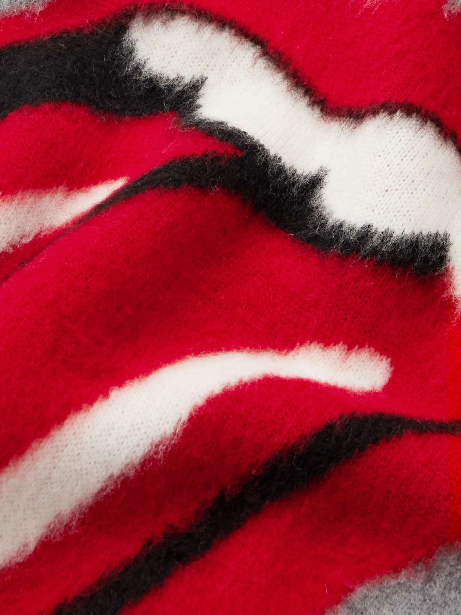 Brushed Intarsia-Knit Virgin Wool Sweater - 3