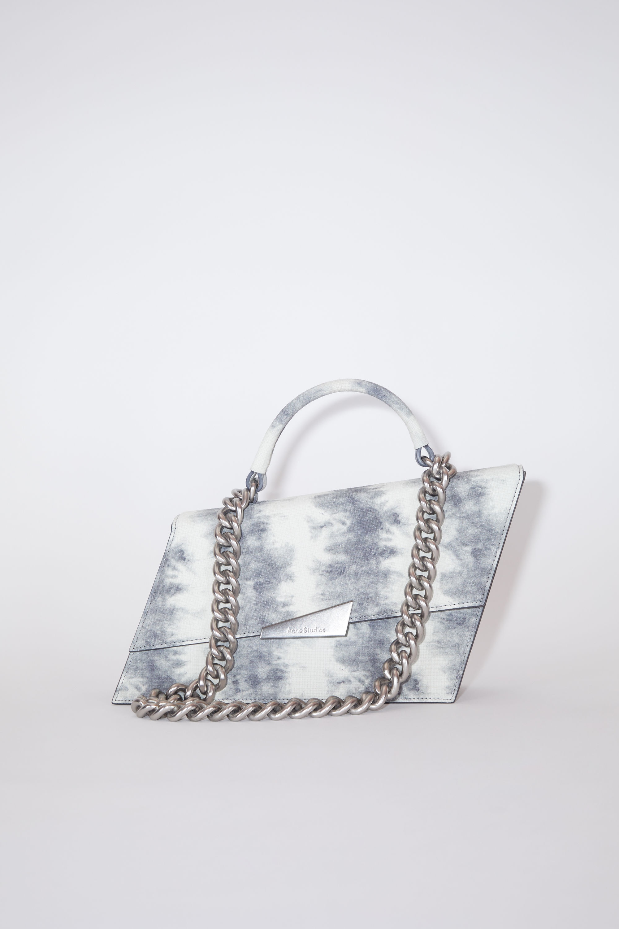 Distortion handbag - Off white/grey - 1