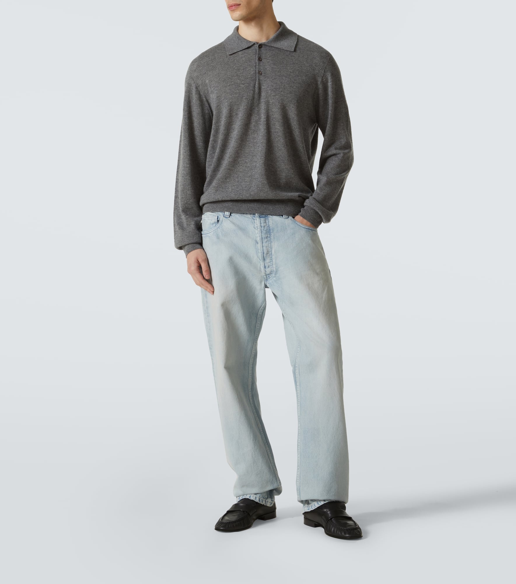 Judi cashmere polo sweater - 2