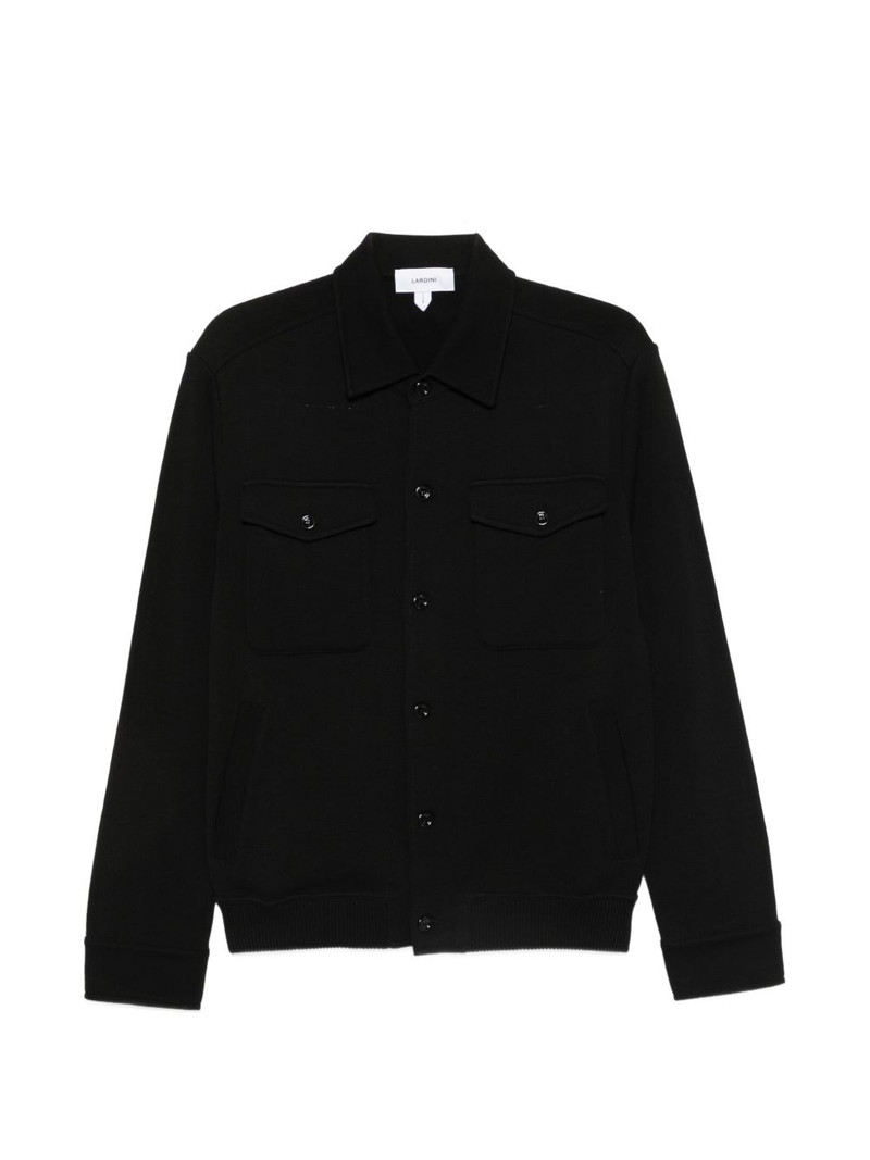 button-up flap-pocket cardigan 1