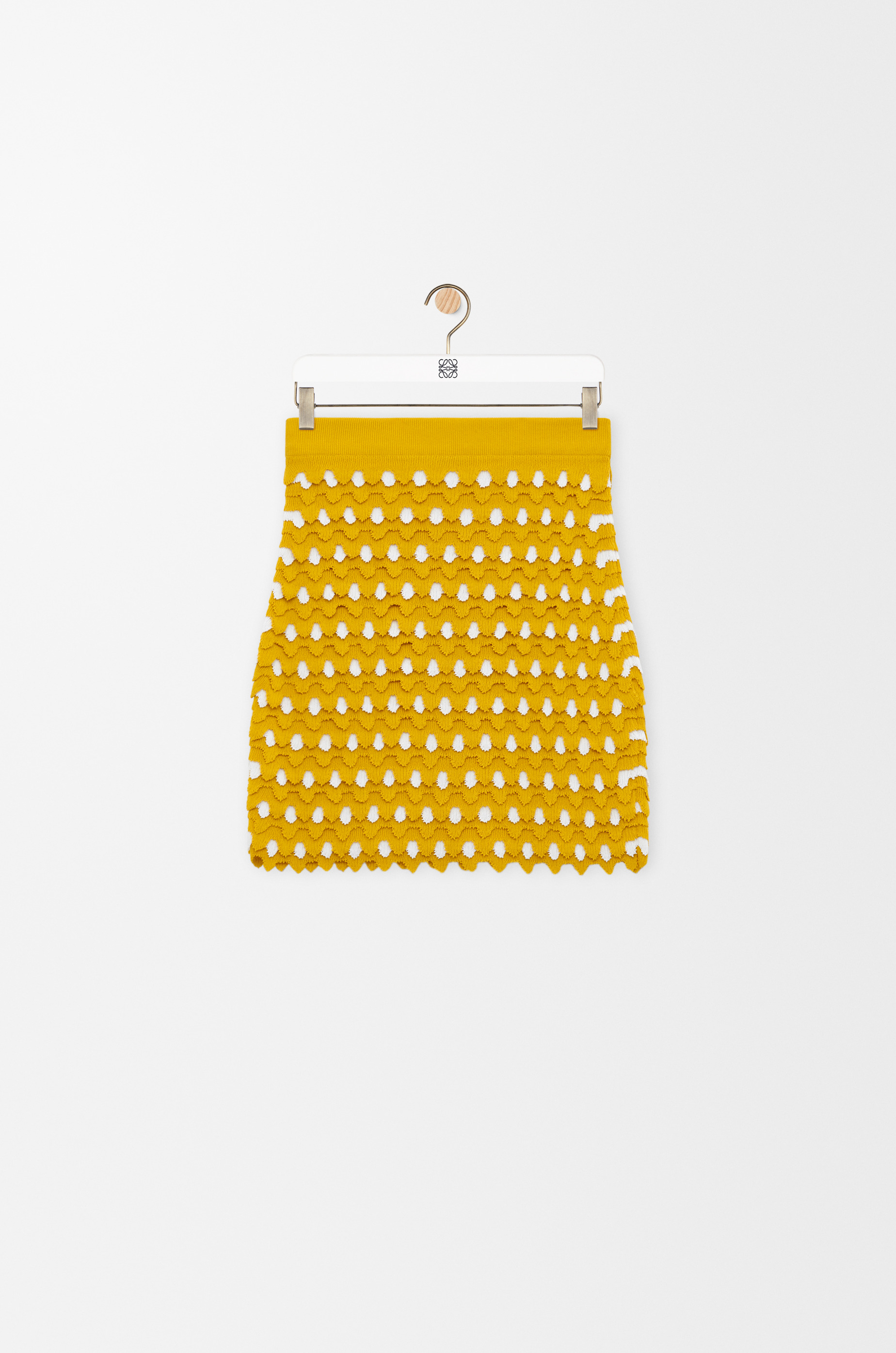 Mini skirt in viscose and cotton - 1