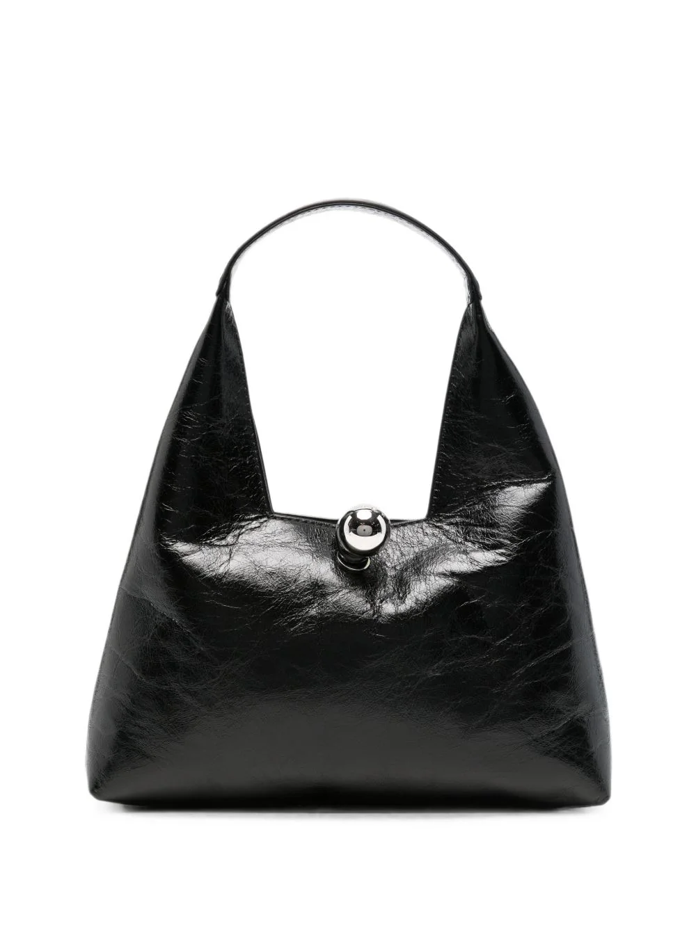 Trapeze ball-clasp tote bag - 1