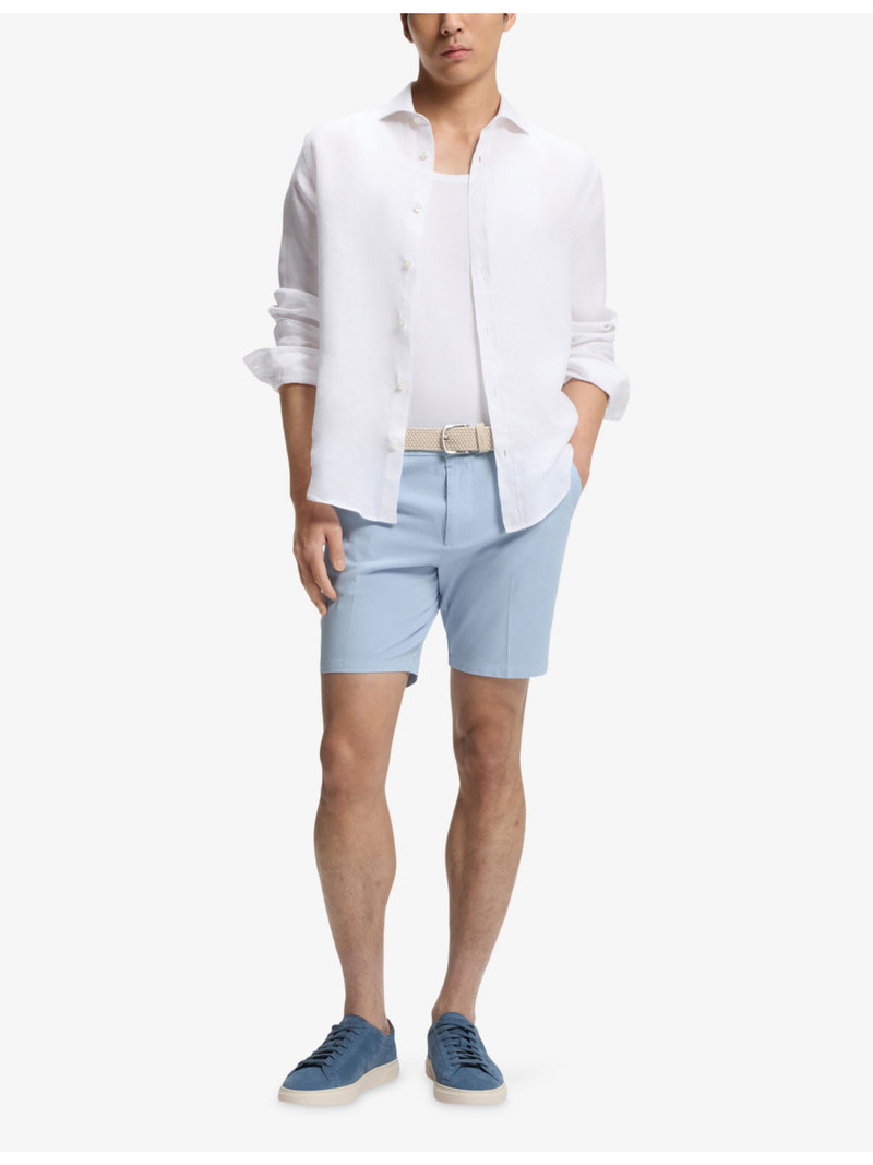 BOSS Straight-Leg Stretch-Cotton Shorts outlook