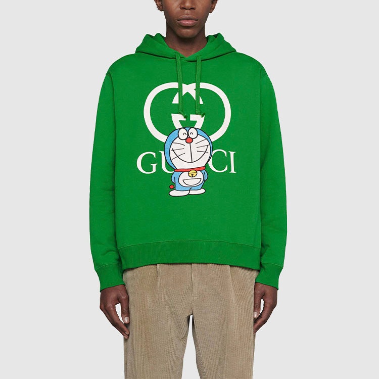 Gucci x Doraemon Cotton Hoodie 'Green' 646953-XJDE1-3229 - 3