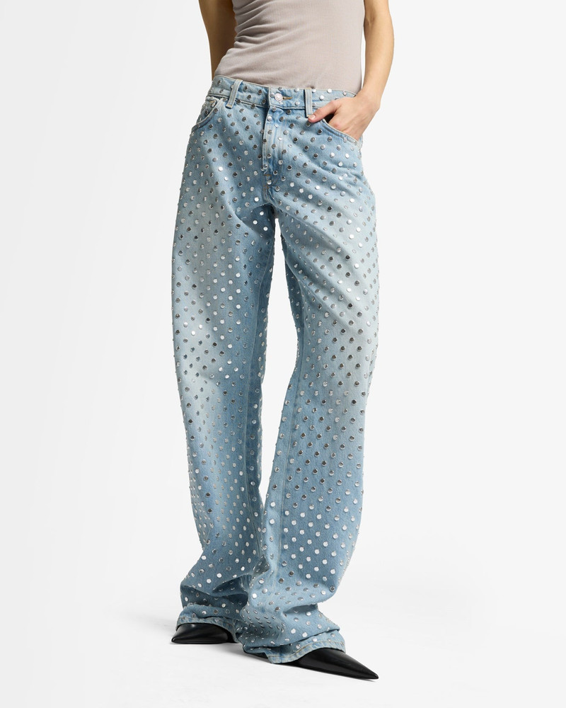 Studded Straight Trouser in Bleach 4