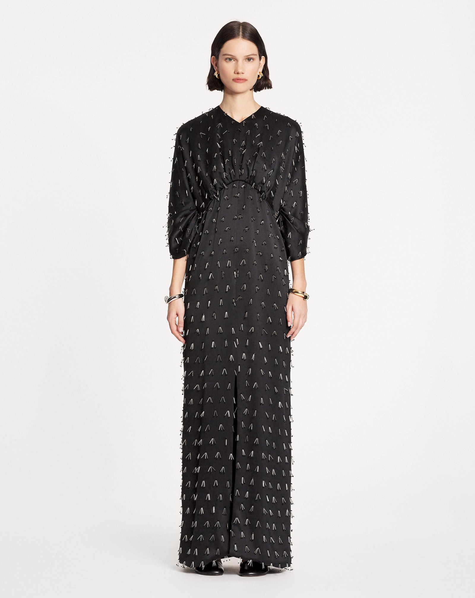 LONG EMBROIDERED DRESS - 2