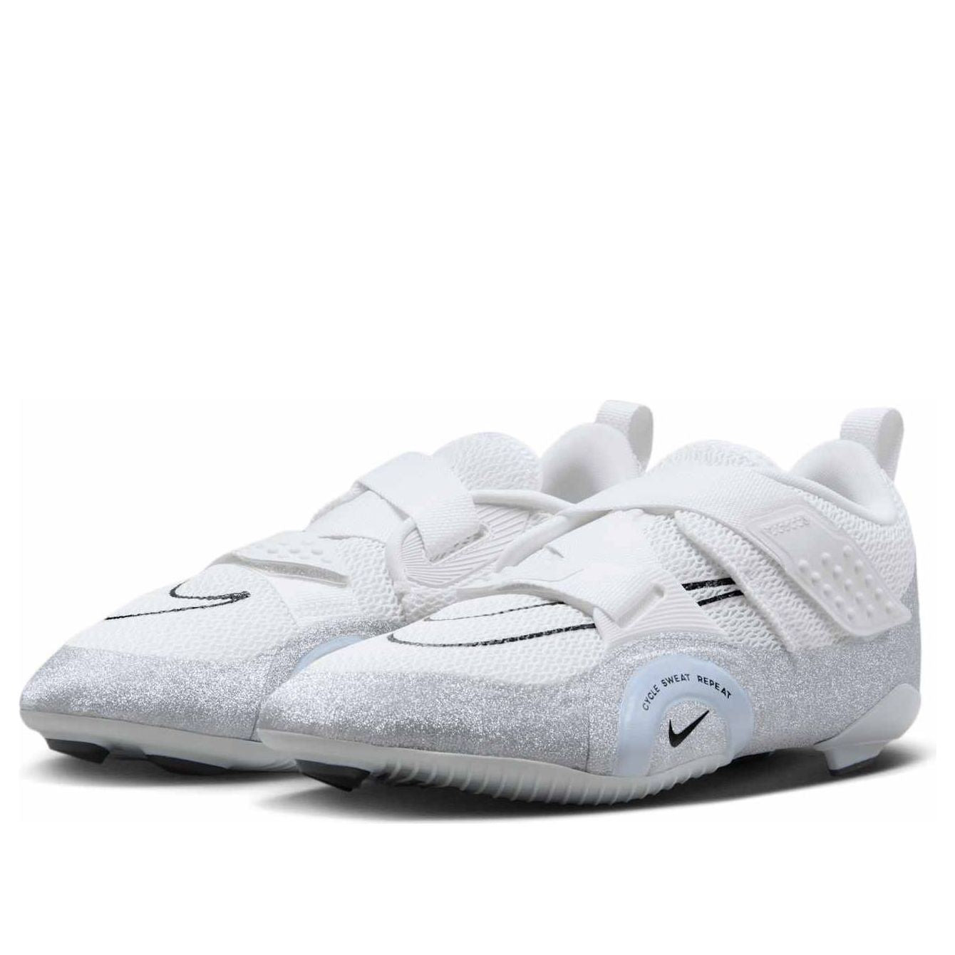 (WMNS) Nike SuperRep Cycle 2 Next Nature Premium 'Pure Platinum Glitter' FZ2117-100 - 3
