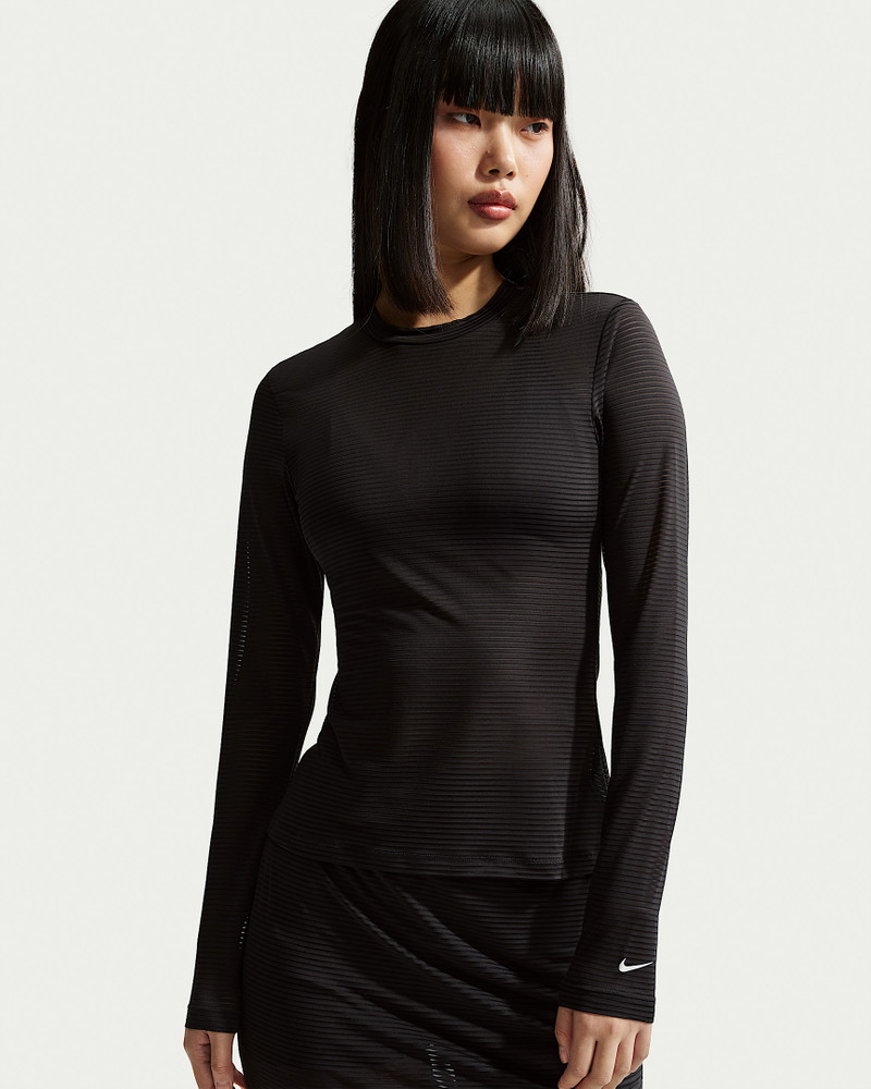 Nike Sportswear Women's Tight Long-Sleeve Sheer Top 1