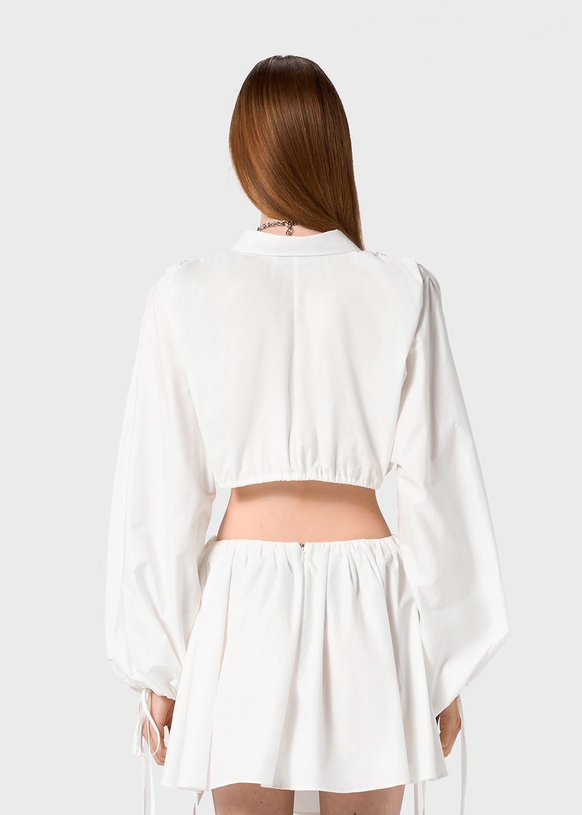 POPLIN CROPPED SHIRT - 4