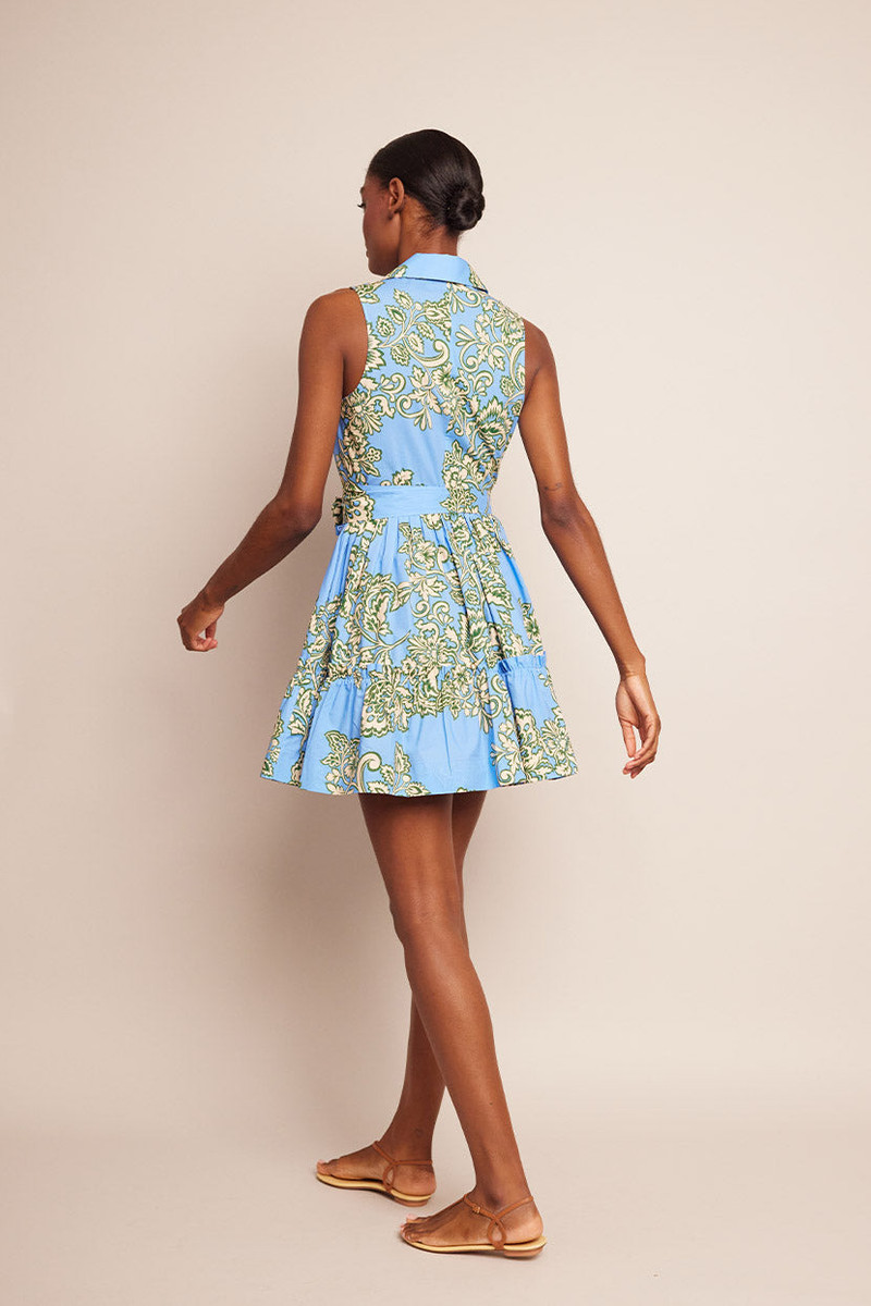 Hannah Dress Collared Mini Dress with a Chic Button-Down Bodice 3