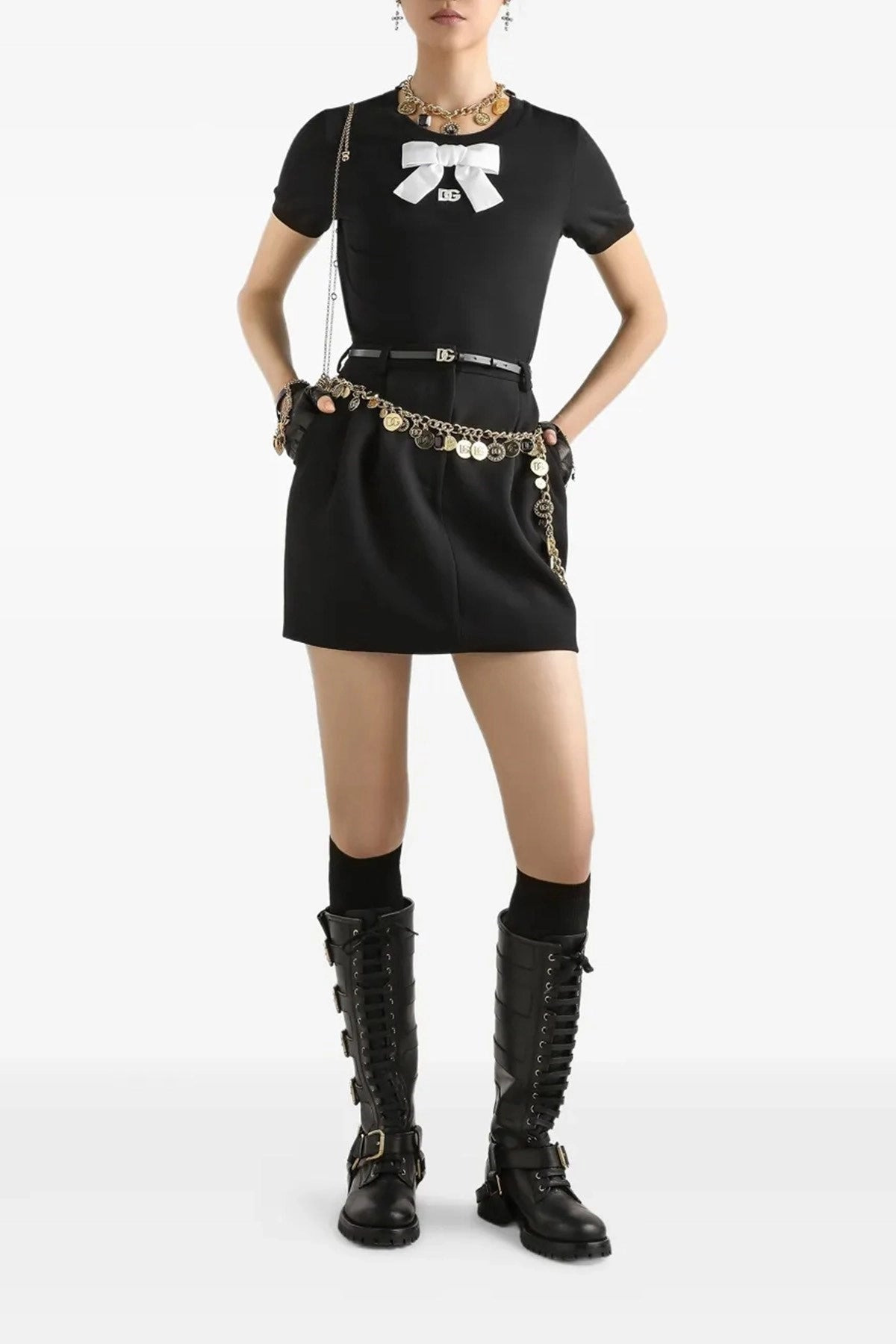 Dolce & Gabbana Women Bow T-Shirt - 2