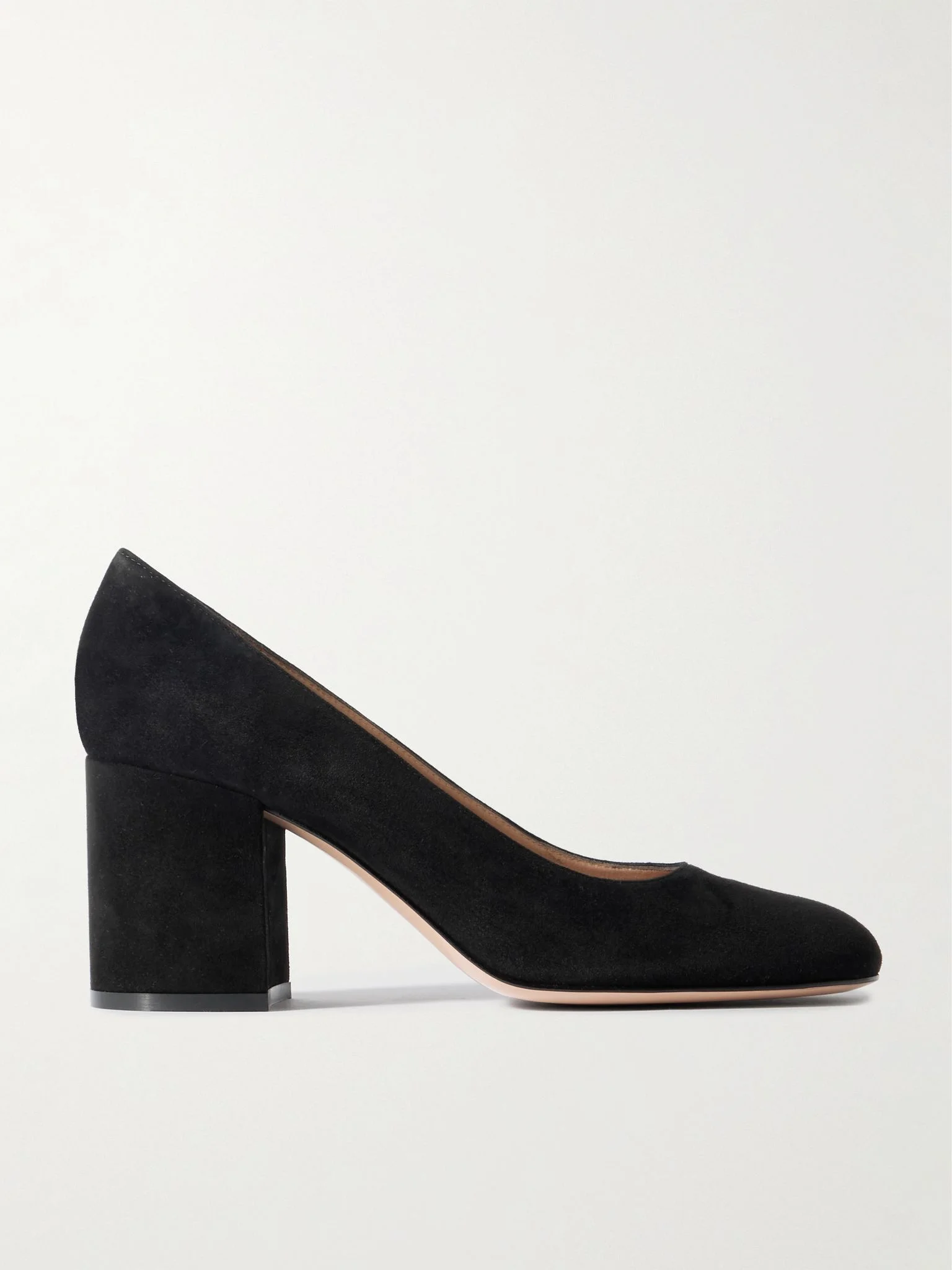 Joelle 70 suede pumps Black - 1