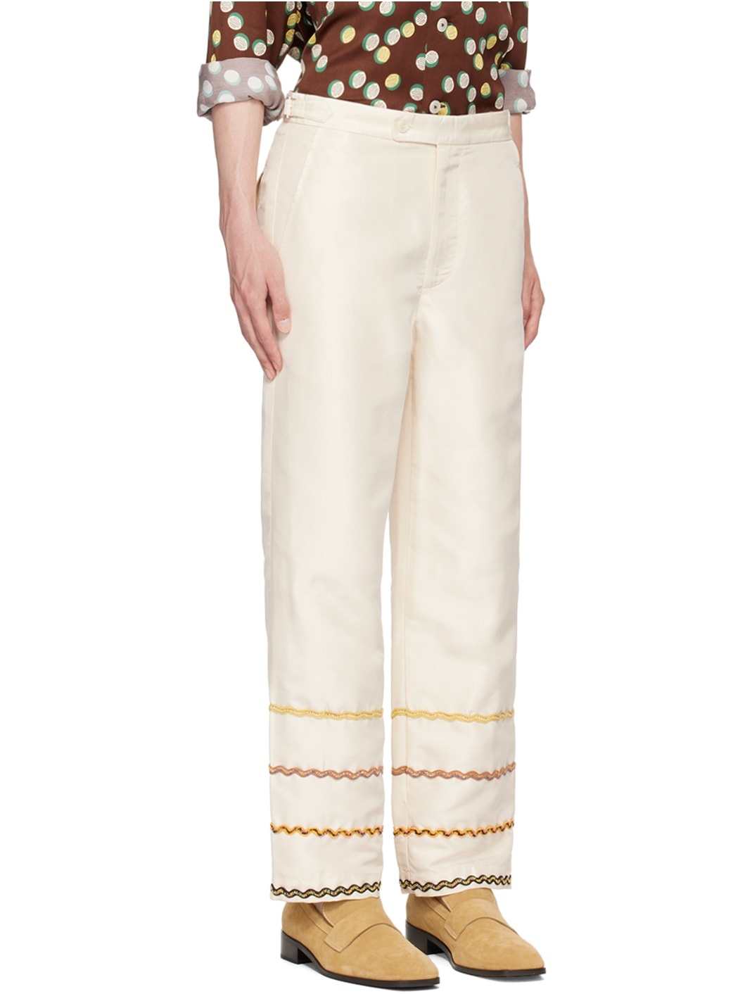 Off-White Rickrack Trousers - 2