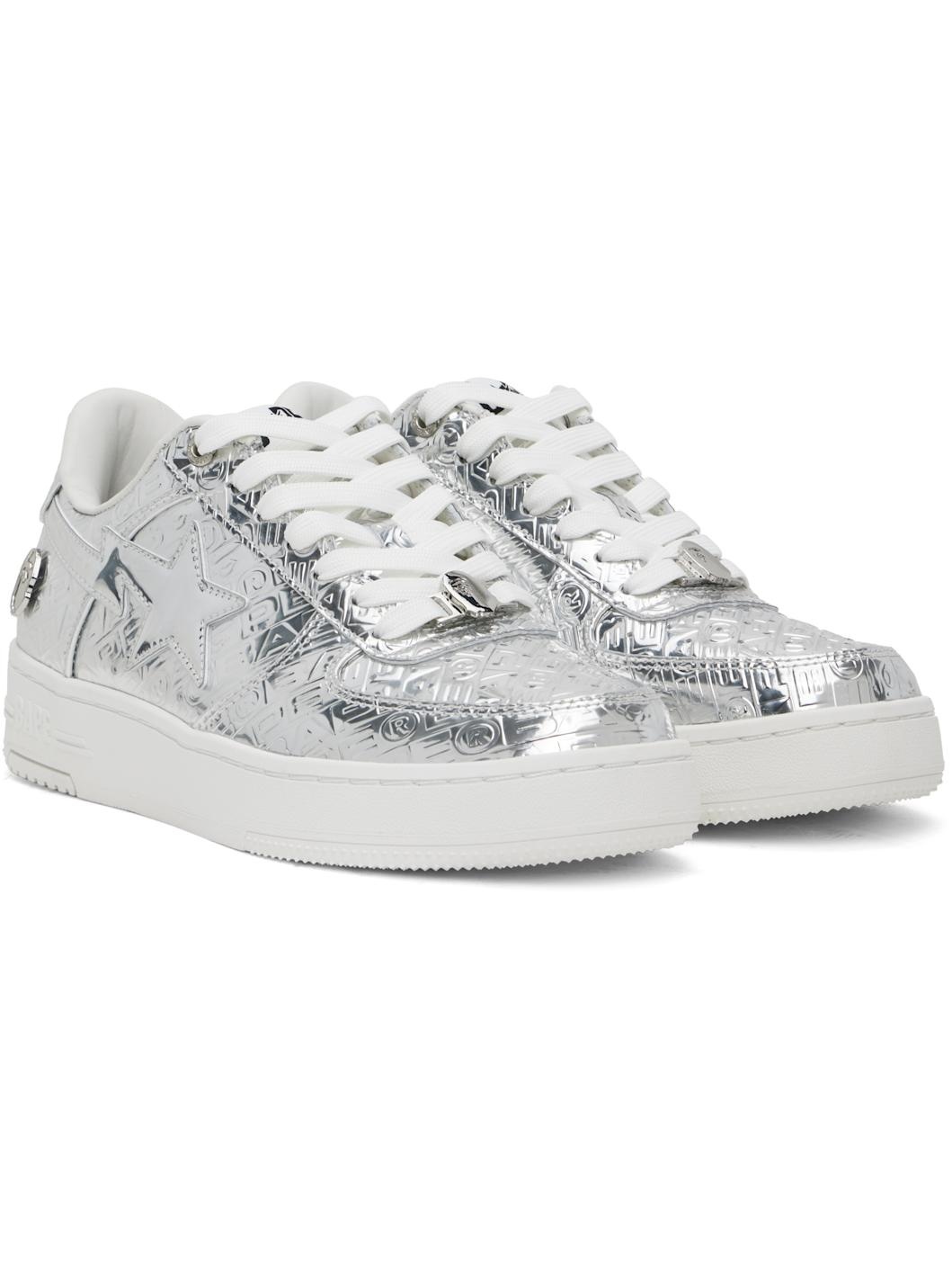 Silver  STA #5 Sneakers - 4