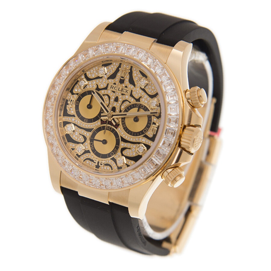 Rolex Cosmograph Daytona Eye of the Tiger Chronograph Automatic Chronometer Diamond Men's Watch 1165 - 4