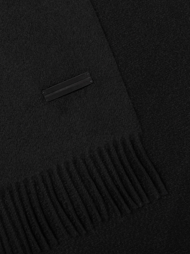 ZEGNA BLACK OASI CASHMERE SCARF outlook