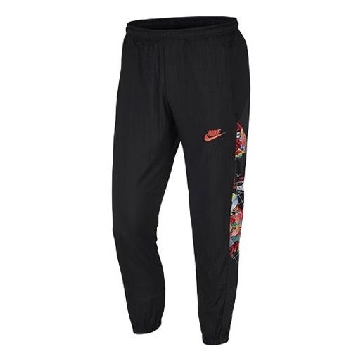 Nike MENS Sportswear Tat Sports Pants Black/Red CK1185-018 - 1