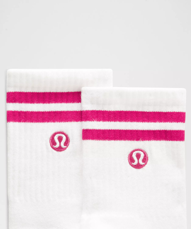 lululemon Unisex Daily Essential Quarter Socks *Stripe outlook